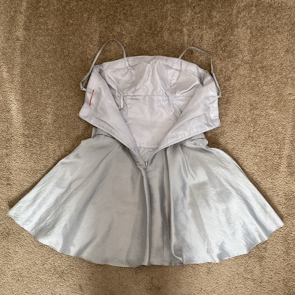 Unknown source vintage Y2K silver/grey mini party dress - Picture 7 of 14
